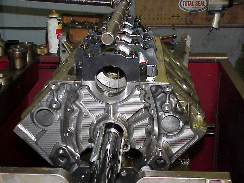 Machine Cam Bores on Blocks